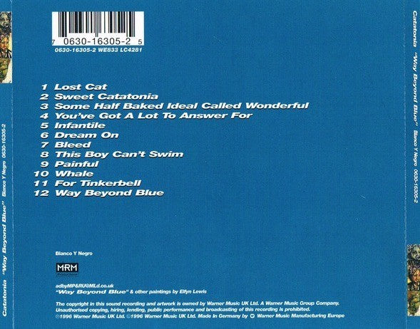 Catatonia – Way Beyond Bluel CD Album 1996 on Blanco Y Negro