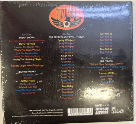 The Residents – Freak Show 3 x CD Remastered in digipak on Cherry Red
