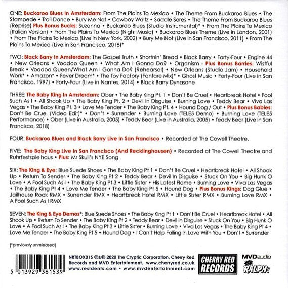The Residents Cube-E Box  CD Boxset 6 x CD collectors remastered edition 2020