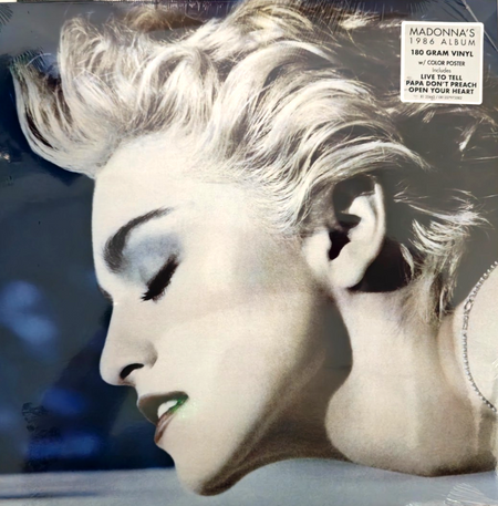 Madonna True Blue LP Album vinyl record compilation reissue 2012 on Sire 180gram