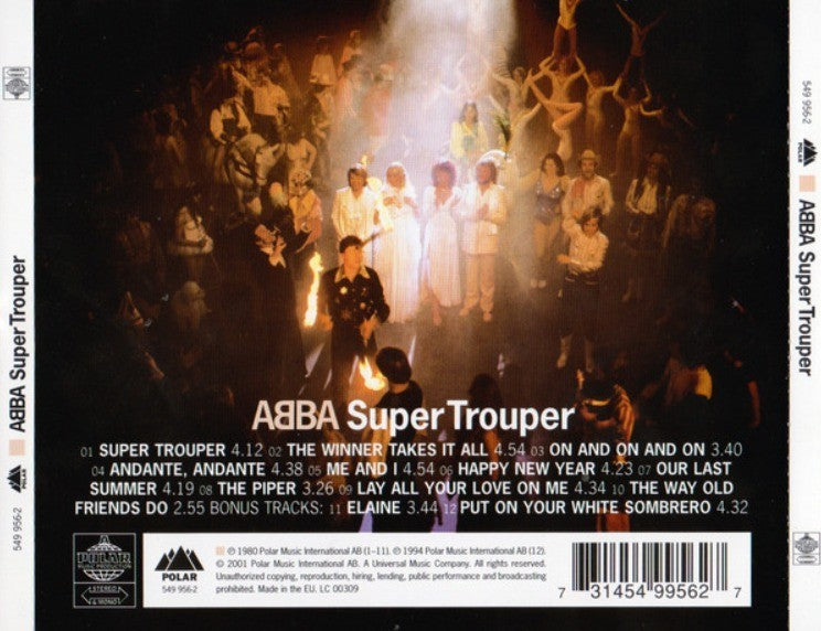 ABBA – Super Trouper CD Album 2001 remastered reissue on Polar