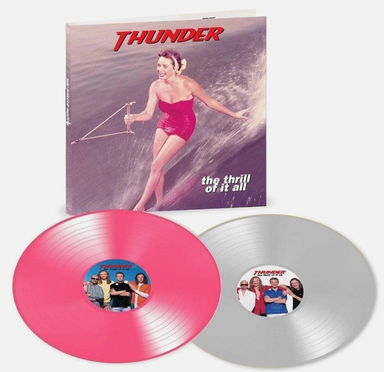 Thunder The Thrill Of It All LP Album Vinyl Record Limited Pink & Clear Reissue