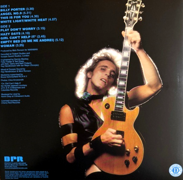 Mick Ronson Play Don't Worry LP Album vinyl record 2017 Blue Swirl limited ed