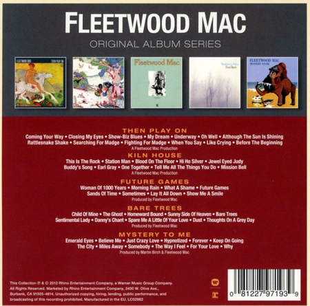 Fleetwood Mac Original Album Classics CD Boxset 5 Disc Set on Warner 2012