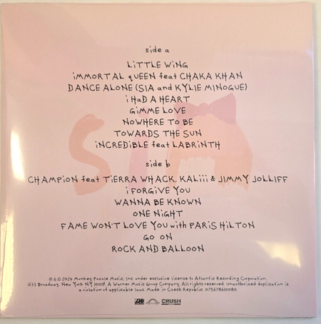 Sia – Reasonable Woman LP Album vinyl record limited Pink 2024 hip hop pop