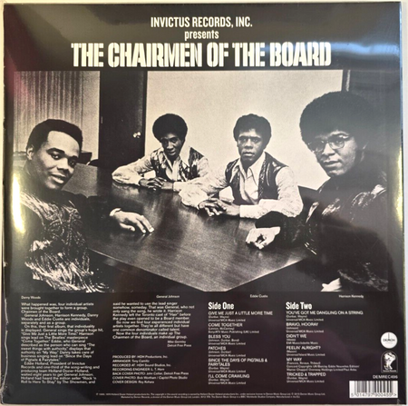 Chairmen Of The Board Chairmen Of The Board LP Album vinyl record reissue 2019