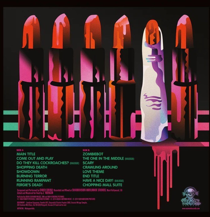 Chuck Cirino Chopping Mall LP Album vinyl record Limited Pink 2024 on waxwork