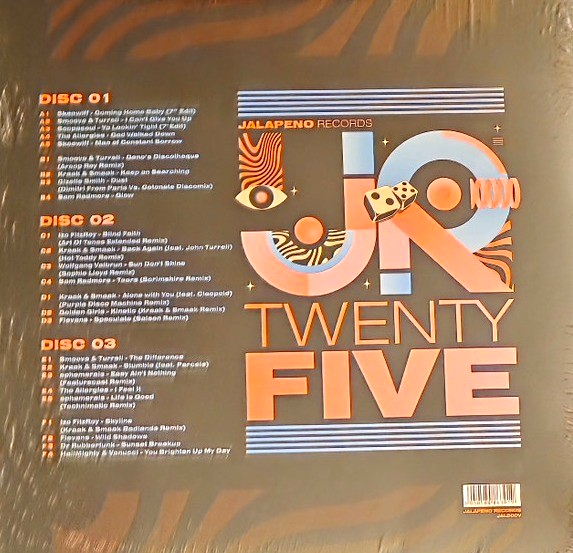 Jalapeno Records Twenty Five LP Album vinyl record 3 LP Compilation 2025