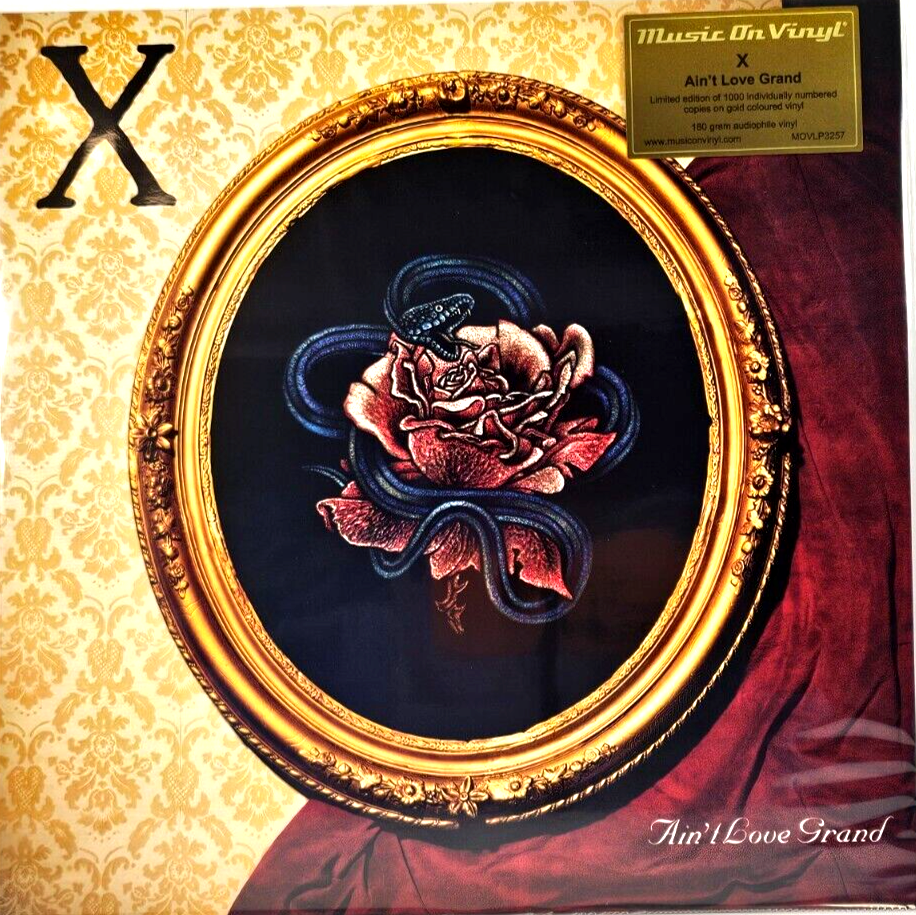 X – Ain't Love Grand Limited edition gold  numbered LP Album vinyl record 2023