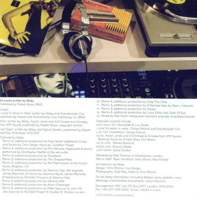 Moby – Last Night Remixed CD Album 2008 on Mute