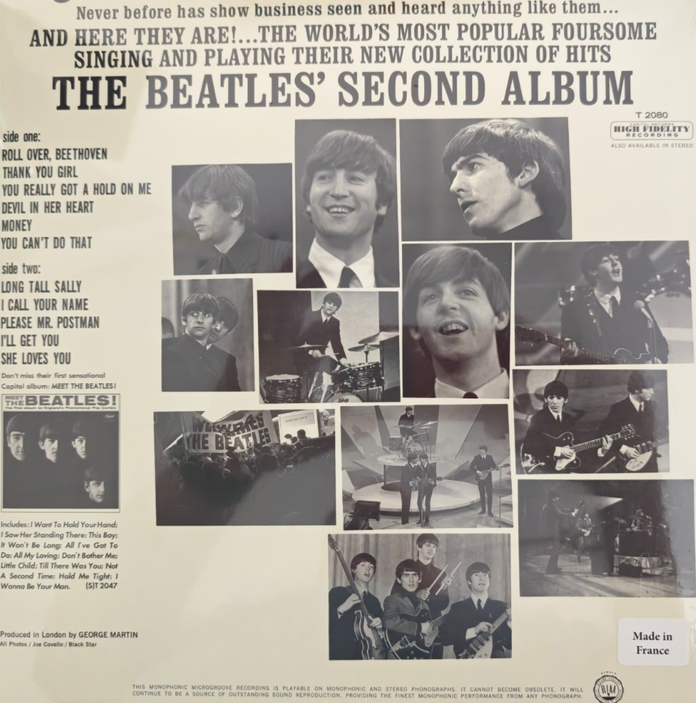 The Beatles' Second Album LP Album vinyl record 2024 remastered Reissue Mono