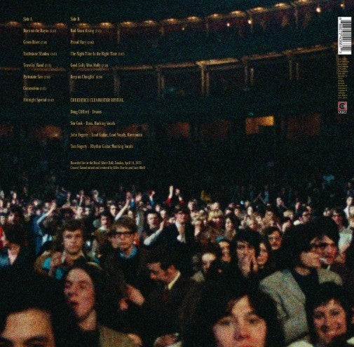 Creedence Clearwater Revival B At The Royal Albert Hall April 14 1970 Vinyl LP