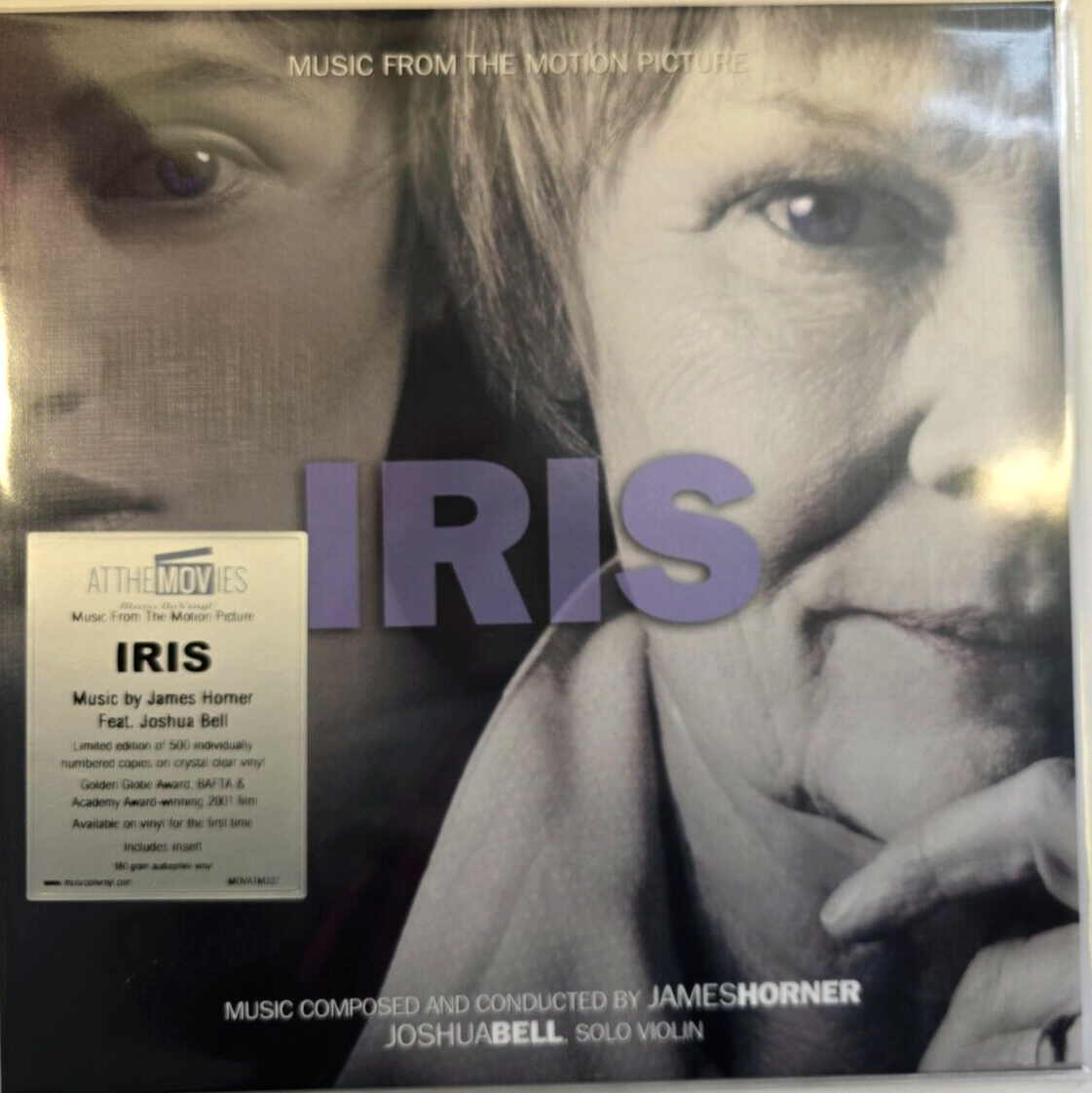 James Horner, Joshua Bell – Iris  LP Album vinyl record limited clear numbered
