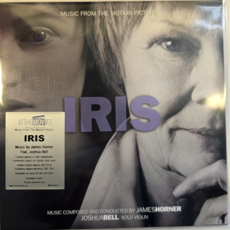 James Horner, Joshua Bell – Iris  LP Album vinyl record limited clear numbered
