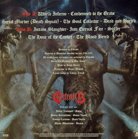 Entrails World Inferno LP Album vinyl record numbered splatter 2025 reissue