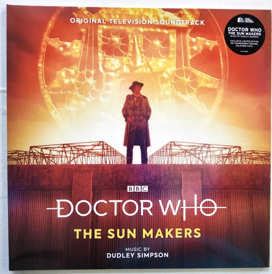Dudley Simpson Doctor Who: The Sun Makers 2023 limited Orange Album vinyl record
