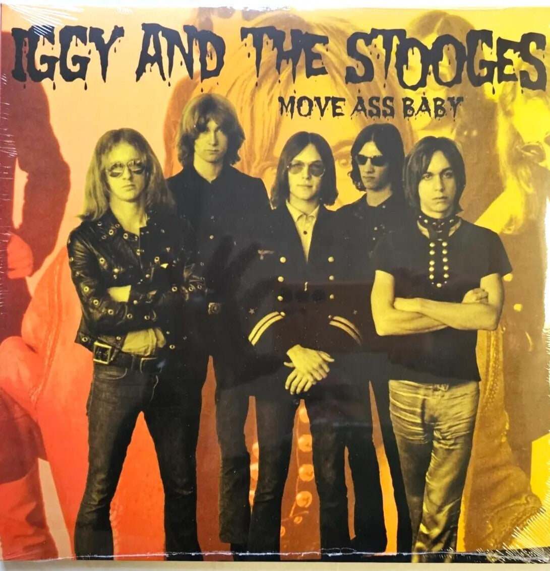 Iggy and the Stooges Move Ass Baby limited clear LP Album vinyl record import US