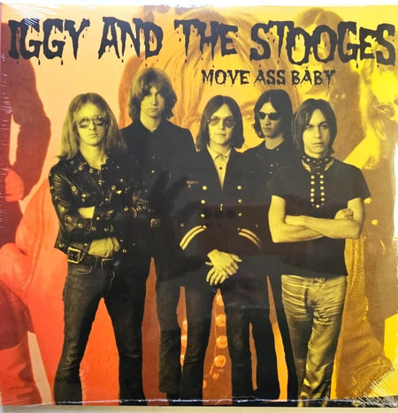 Iggy and the Stooges Move Ass Baby limited clear LP Album vinyl record import US