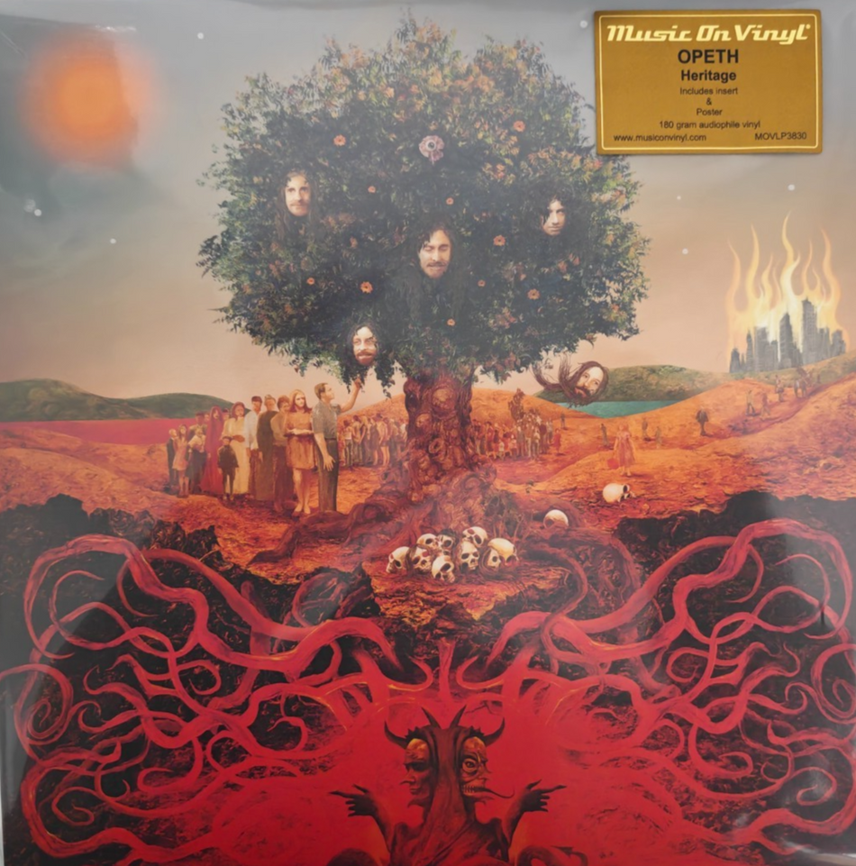 Opeth Heritage LP Album vinyl record 2025 remastered reissue with Poster 180gram
