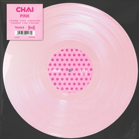 CHAI PINK Limited edition Pink 12" vinyl record on Heavenly Recordings 2018