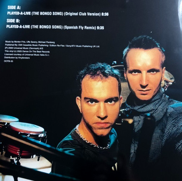 Safri Duo Played A Live The Bongo Song 12" vinyl record 2025  reissue
