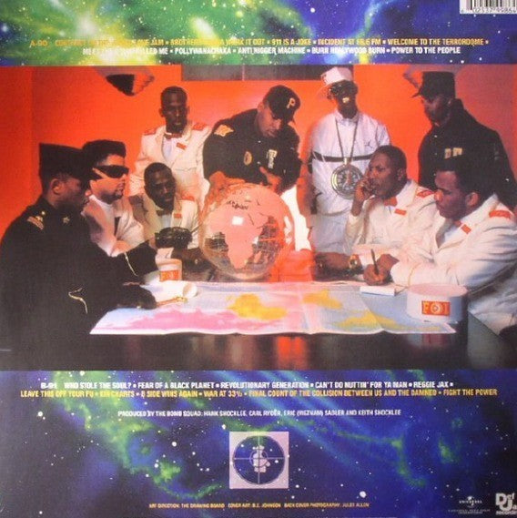 Public Enemy Fear Of A Black Planet LP vinyl record 180g reissue on Def Jam 2014
