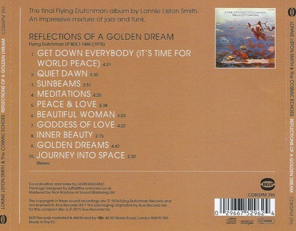 Lonnie Liston Smith & The Cosmic Echoes Reflections Of A Golden Dream CD Album