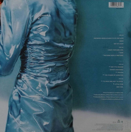 Madonna Ray Of Light LP Album vinyl record 2018 reissue on Maverick remastered