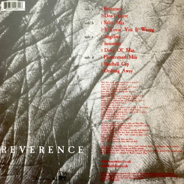 Faithless Reverence LP Album vinyl record 2017 remastered reissue on Sony 180g