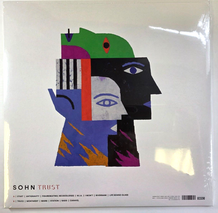 SOHN – Trust LP Album vinyl record Limited Red Opaque 2022 on 4AD