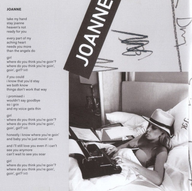 Lady Gaga Joanne CD Album Deluxe Edition on Streamline Records 2016