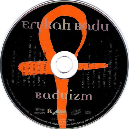 Erykah Badu – Baduizm CD Album reissue on Universal Records