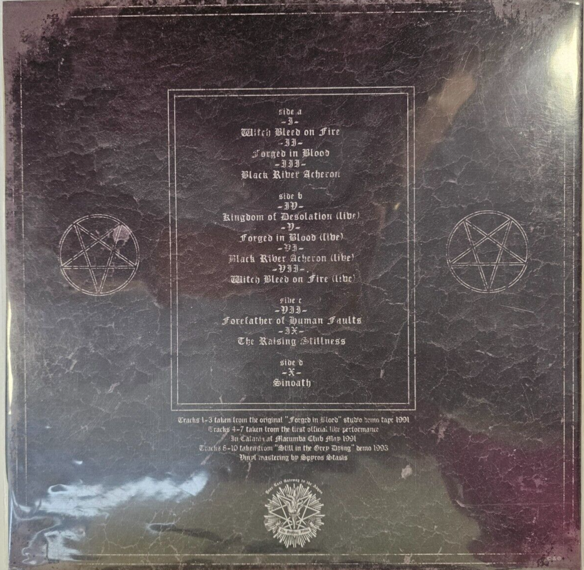 Sinoath Forged In Blood & Still In The Grey Dying 2 x LP Album vinyl record 2017