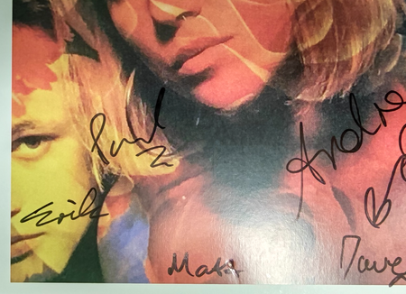 The Darling Buds Signed presentation A4 on glossy print Autograph
