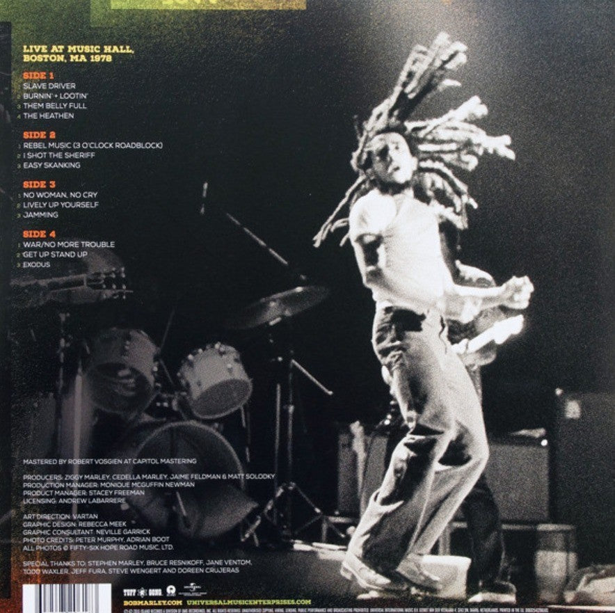 Bob Marley & The Wailers Easy Skanking In Boston '78 LP Album Vinyl Record 2015