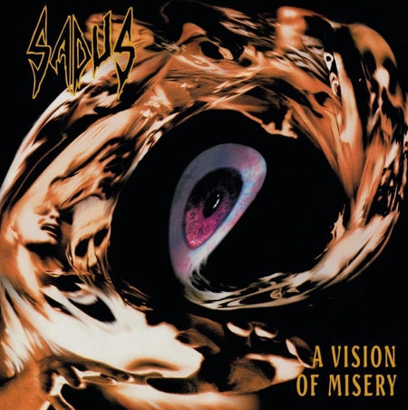 Sadus A Vision Of Misery LP Album vinyl record 2025 Remastered numbered Gold