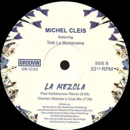 Michel Cleis Feat. Toto La Momposina La Mezcla 12" vinyl record 2024 reissue