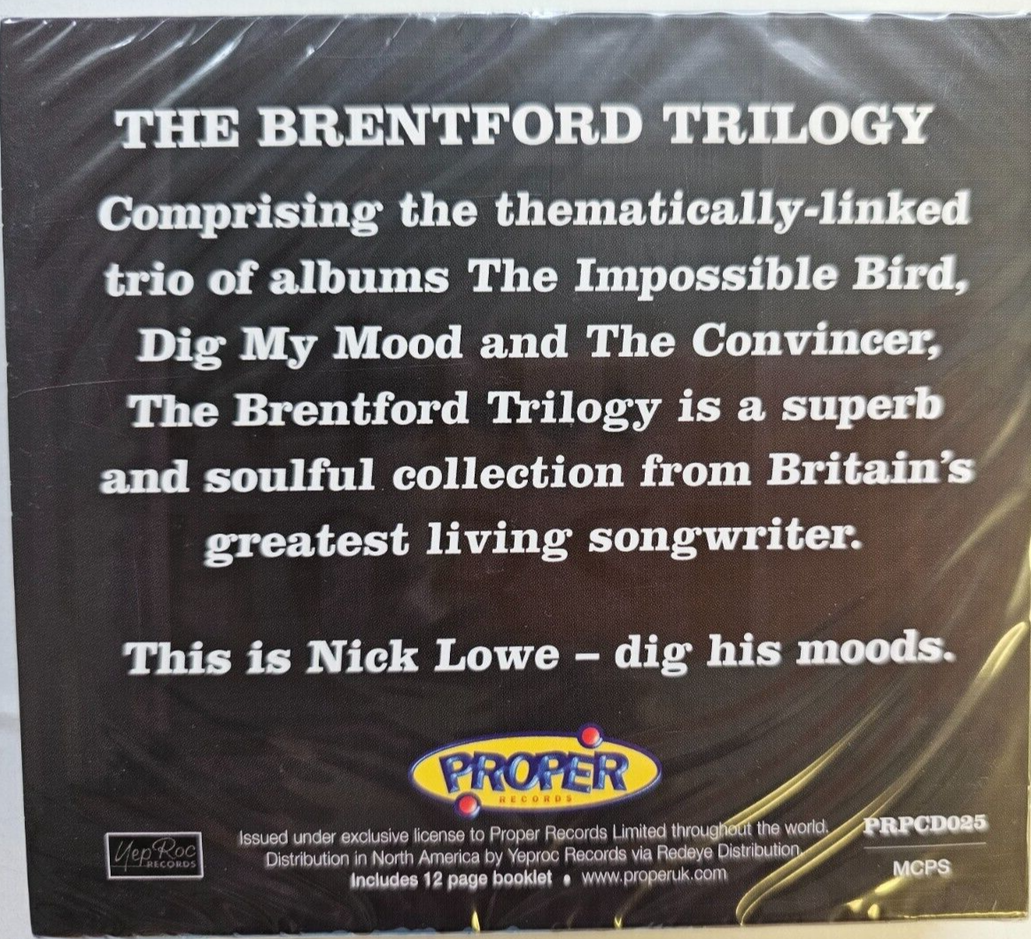 Nick Lowe - The Brentford Trilogy (2009)  3CD Box Set country pop rock NEW