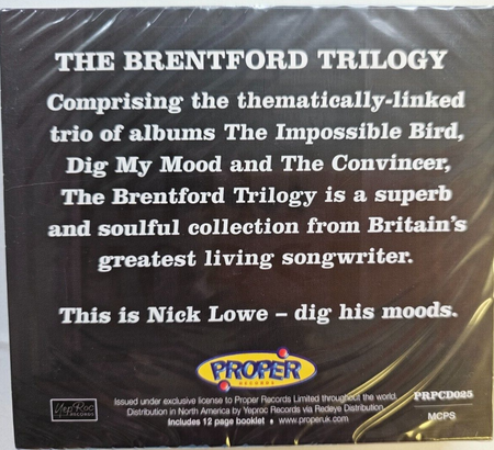 Nick Lowe - The Brentford Trilogy (2009)  3CD Box Set country pop rock NEW
