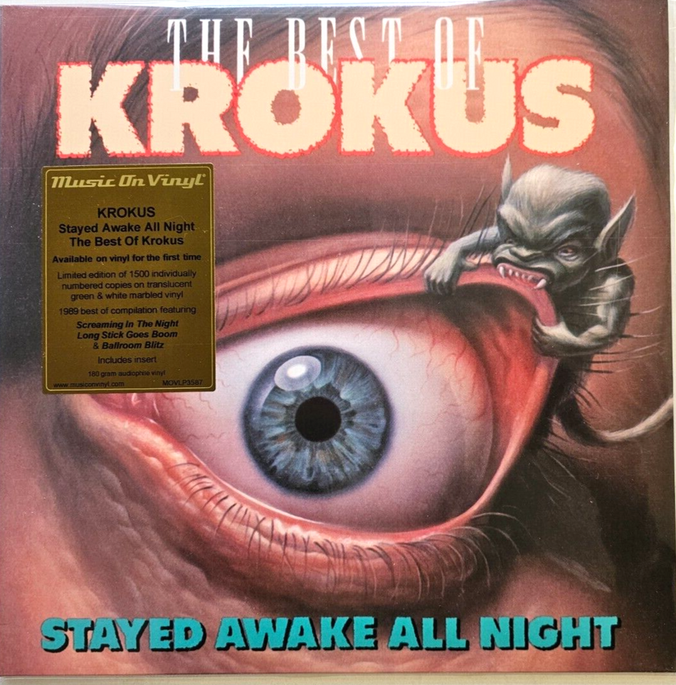 KROKUS Stayed Awake All Night LP Album vinyl record limited green numbered 180g