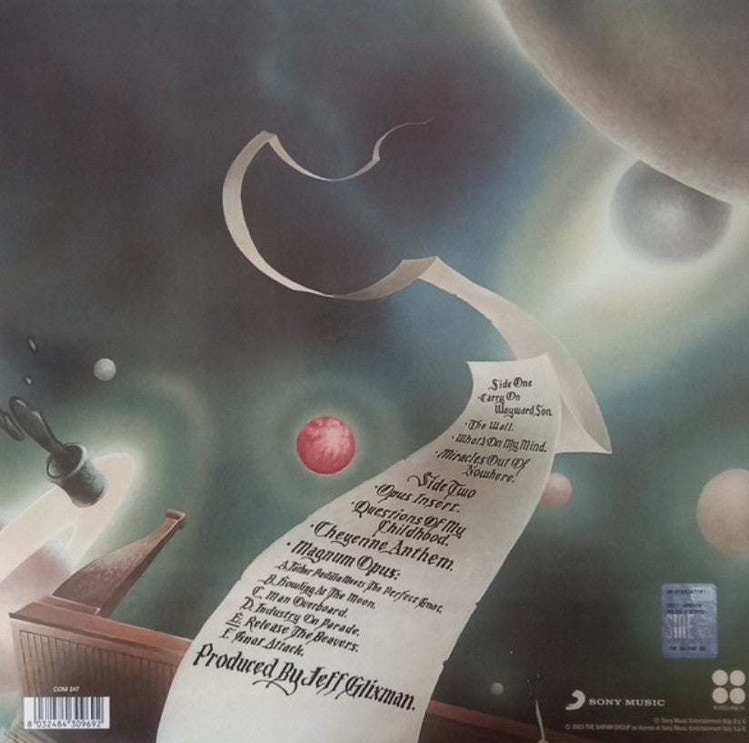 Kansas  Leftoverture LP Album vinyl record Limited Edition Blue on Sony 2023