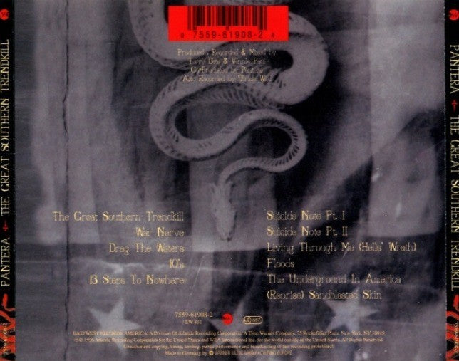 Pantera - The Great Southern Trendkill CD Album reissue heavy metal thrash