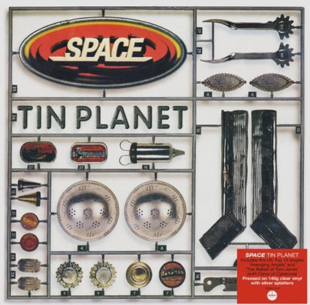 Space Tin Planet LP Album vinyl record limited clear splatter 140gram reissue