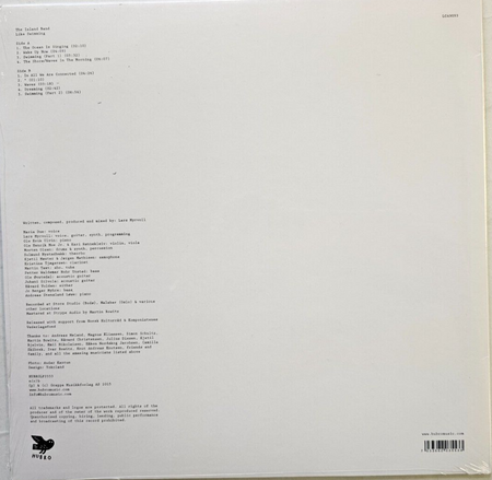 The Island Band – Like Swimming LP Album vinyl record 2015 NEW Jazz POP