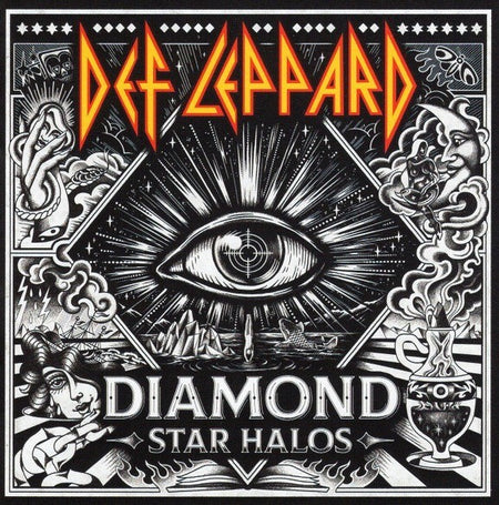 Def Leppard Diamond Star Halos CD album on UME 2022