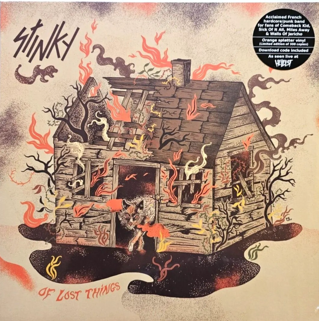 Stinky  Of Lost Things Limited LP Album vinyl record orange crush new hardcore