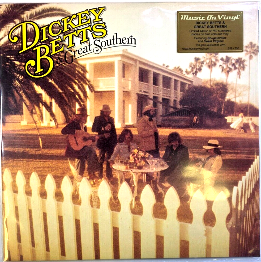 Dickey Betts & Great Southern LP Album vinyl record  limited blue numbered 180g