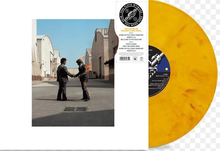 Pink Floyd  Wish You Were Here LP Album vinyl record Limited Yellow anniversary