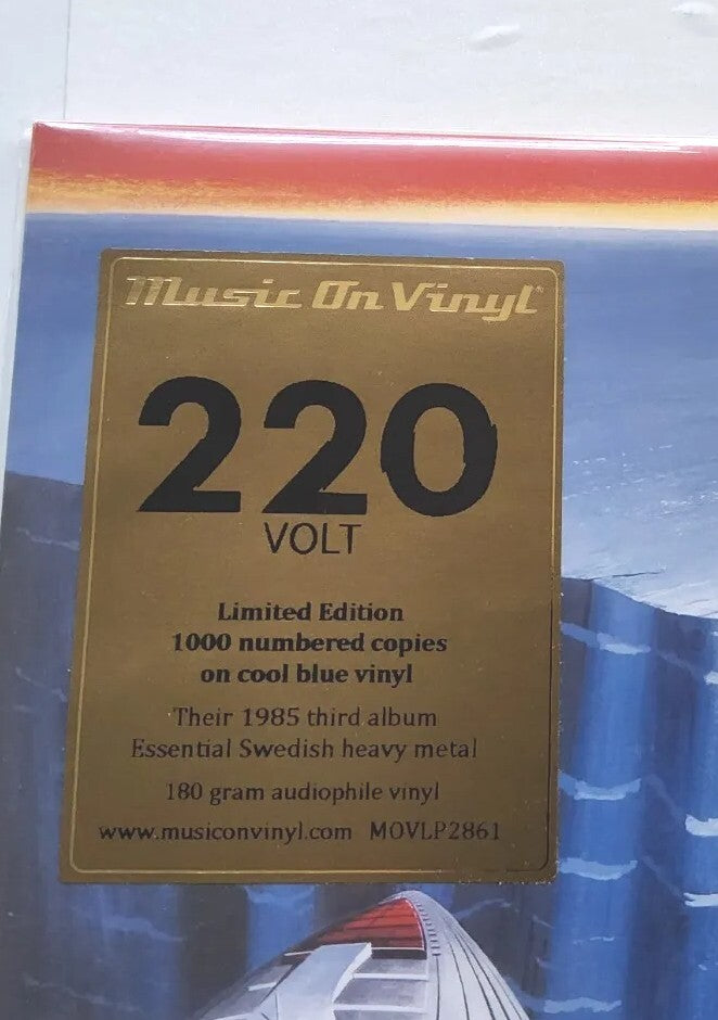 220 Volt  – Mind Over Muscle limited edition marbled LP Album vinyl record 2022