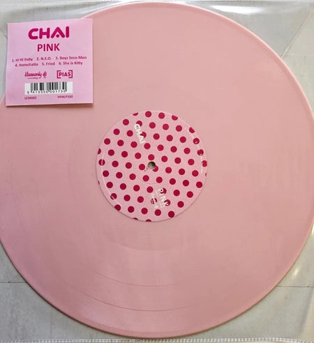 CHAI PINK Limited edition Pink 12" vinyl record on Heavenly Recordings 2018